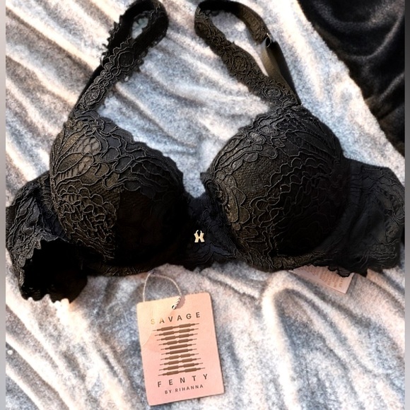 NWT ROMANTIC CORDED LACE PADDED DEMI BRA - Picture 1 of 9